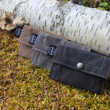 Waxed Canvas Tiny Pouch for Wallets, Dice or Firekits