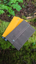 Death Bunny Rugged Waxed Canvas Two-Snap Pouch