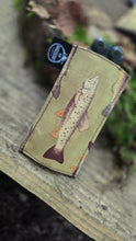 Vintage Robert Kaufman Fish Knife Slip Handmade Waxed Canvas Pocketknife Sleeve