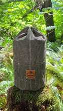Big Waxed Canvas Cedar Bucket Bag – Weekend-Ready Gear Tote Tan