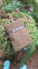 PNWBUSHCRAFT Army Green Wool Zipper Pouch with Trim