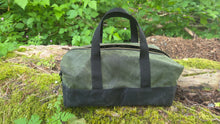 Small Utility Waxed Canvas Duffle – Death Bunny Lined