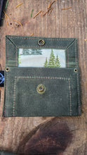 Waxed Canvas Snap Wallet