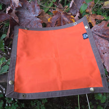 Large Orange and Brown Travel Tray