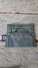 Waxed Canvas Tiny Pouch for Dice, Fire Kits or Wallets Vintage Camo Edition