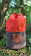 Cedar Bucket Bag – Blaze Orange and Brown