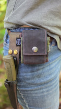 Woodland Camo Waxed Canvas Foraging Bag, Hip Pouch by PNWBUSHCRAFT
