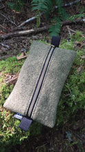Army Wool Zipper Pouch