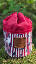 Stars and Stripes Red Cedar Bucket Bag