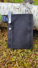 Waxed Canvas Pocketknife Slip with Titanium Clip