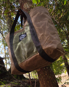 Sturdy Waxed Canvas Ammo Bag with Wrap Around Handles