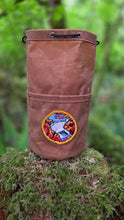 Waxed Canvas Cedar Bucket Bag with Vintage BSA Patch
