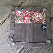 Brown Waxed Canvas EDC Travel Tray 3.0  – Everyday Carry, Field-Ready