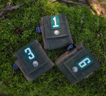 Rugged Waxed Canvas Foraging Bag, Hip Pouch Heritage Number Series Part 2