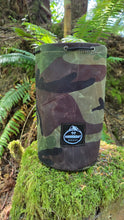Woodland Camo Waxed Canvas Bucket Bag