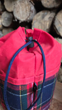 The Medium Cedar Bucket Bag – Fire Red with Wrapped Pockets