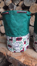Flannel Forest Cedar Bucket Bags – Small, Medium, and Large