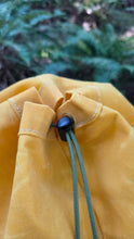 XL Cedar Bucket Bag – Waxed Canvas with Vintage Wool and Smokey the Bear Patch
