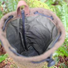 Pieced Vintage Army Wool Bucket Bag