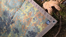 WWII Flecktarn Canvas Groundcloth