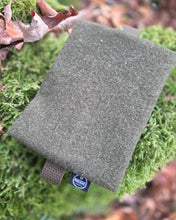 Reclaimed Army Wool Zipper Pouch Various Sizes