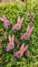 Death Bunny Leather Hook & Loop Patch | 1.5"