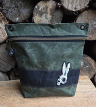 Waxed Canvas Zipper Pouch