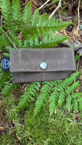 Waxed Canvas Tiny Pouch for Dice, Fire Kits or Wallet