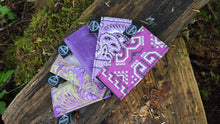 Purple Pocketknife Slips in Waxed Canvas