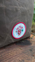 Waxed Canvas Lunch Sack with Patch - Inspired by Brown Bag Days, Built to Last