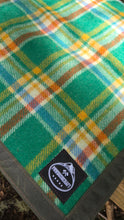 Vintate Plaid Wool and Waxed Canvas Junior Ground Cloth