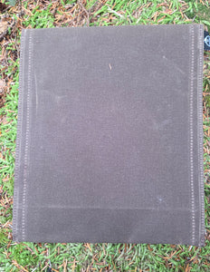 Rugged Waxed Canvas Two Snap Notebook Pouch  Built Bigger for the Trail