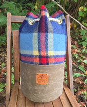 The Overnighter Bag – Vintage Wool & Waxed Canvas