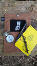 Waxed Canvas Ditty Bag with Patch Panel