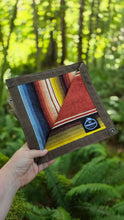 Antique Handwoven Wool Junior Groundcloth