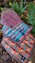 Colorful Cotton Lined Waxed Canvas Junior Ground Cloth for Hiking, Camping and Bushcraft