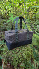 Vintage Woodland Lined Waxed Canvas Duffle