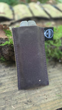 Vintage Robert Kaufman Fish Knife Slip Handmade Waxed Canvas Pocketknife Sleeve