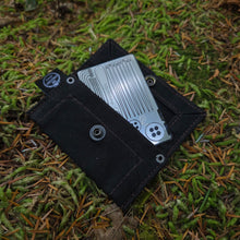 Black Waxed Canvas Tiny Pouch for Dice, Fire Kits or Wallet