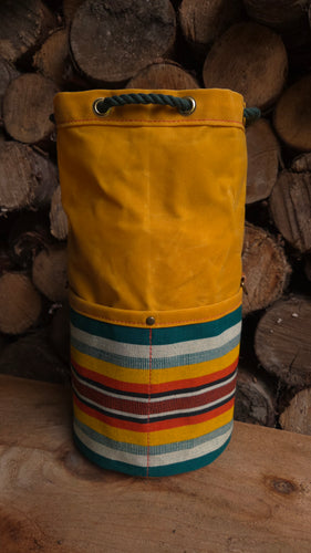 The Heritage Bucket Bag  One-of-a-Kind with Pre-1900 Fabric