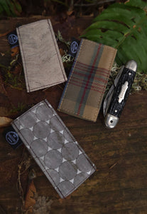 Tiny Pocketknife Bag Slip in Waxed Canvas