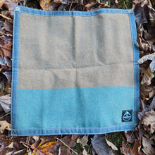 Jr Groundcloth – Slate Waxed Canvas & Wool Combo
