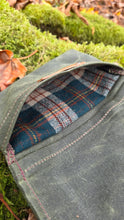 Vintage Wool Roll Up Pouch