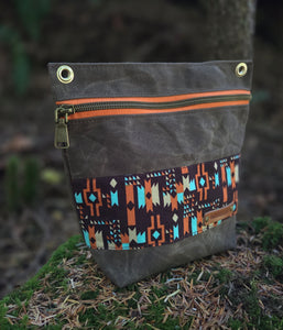 Waxed Canvas Zipper Pouch *Make it Monday*