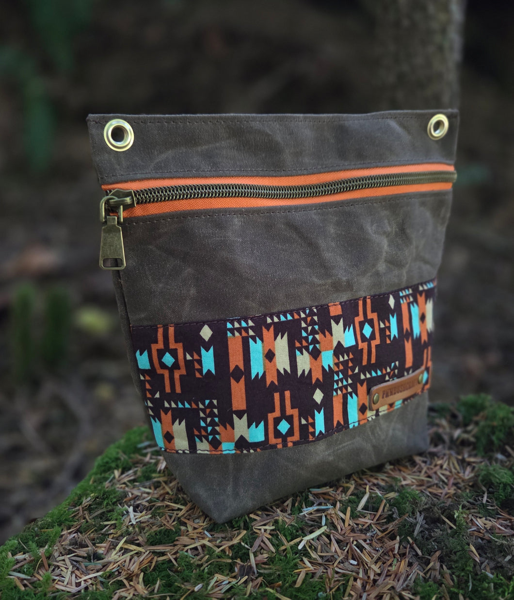 Waxed Canvas Zipper Pouch *Make it Monday*