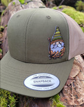 Trucker Snapback Hat with Dean the Daring Gnome