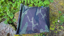 Waxed Canvas Lunch Sack with Patch Panel - Inspired by Brown Bag Days, Built to Last