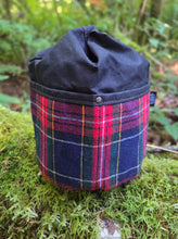 Jr Groundcloth & Cedar Bucket Bag Vintage Wool + Black Waxed Canvas Set of 2
