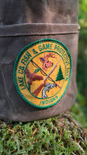Vintage Fish & Game XL Cedar Bucket Bag