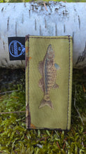 Vintage Robert Kaufman Fish Knife Slip Handmade Waxed Canvas Pocketknife Sleeve Upstream